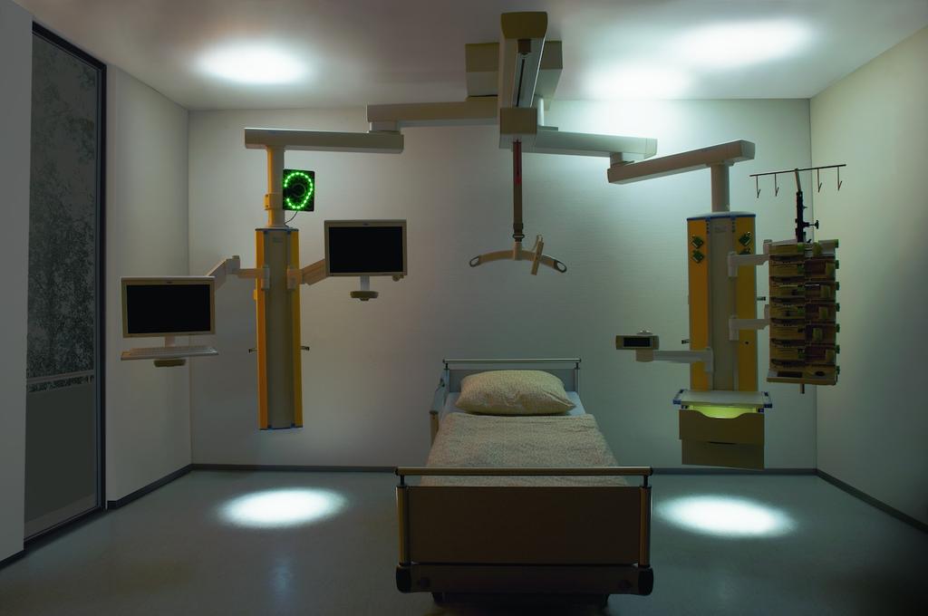 Dräger Lichtlösungen Medizinische Versorgungseinheiten Sorgen Sie für eine angenehmere Atmosphäre in Ihrer Intensivstation für Patienten,