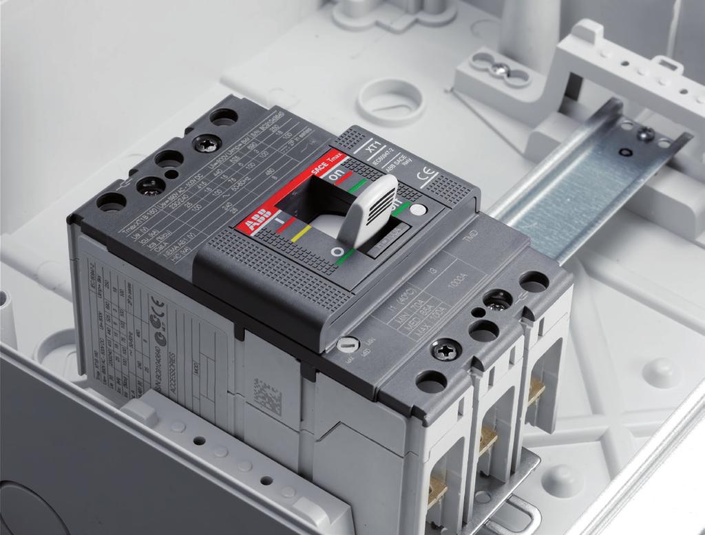 Aufputz-Stromkreisverteiler IP65, Für ABB-Leistungsschalter werden die