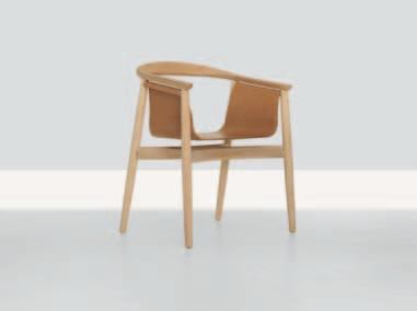 PELLE // Stuhl, Gestell Buche und Eiche