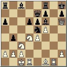 The Nightmare 5 27.Tf2=; 24...f3?! 25.Lxf3 Lxf3 (25...Txf3 26.Txf3=) 26.Txf3 Txf3 27.Dxf3 Tf8 28.Dg4 Df2+ 29.Kh1=] 25.Lxd4 [25.Db5 f3-+; 25.c5 Tg6-+] 25...Tg6 26.Kh1 [26.Dd3 Dg5 27.Tf2 f3 28.e5 (28.