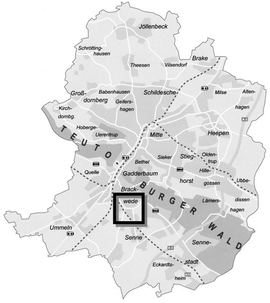 B 2 Stadt Bielefeld Stadtbezirk Brackwede 129.