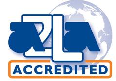 Weltweit anerkannte Akkreditierungen Das Buehler--Kalibrierlabor für Härtevergleichsplatten ist durch die American Association for Laboratory Accreditation (A2LA) nach ISO / IEC 17025 akkreditiert.