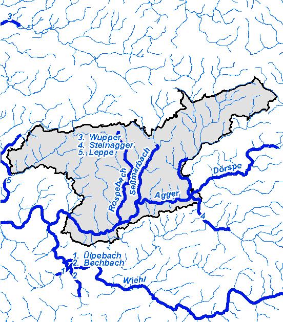 Die Kommunensteckbriefe wurden im Rahmen der Umsetzung der europäischen Hochwasserrisikomanagementrichtlinie (EG-HWRM-RL) für jede nordrhein-westfälische Kommune erarbeitet, die entsprechend der