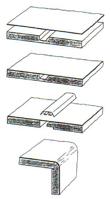 Abb. 5: Kompaktplatte mit Ausfräsung Abb. 7: Gefügte Kompaktträgerplatten 3.
