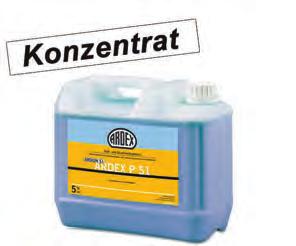 60 VORANSTRICHE ARDEX P 51* Haft- und Grundierdispersion Lösemittelfreie, blaue Kunstharzdispersion für saugende Untergründe. Sicherer Voranstrich mit großem Anwendungsbereich.