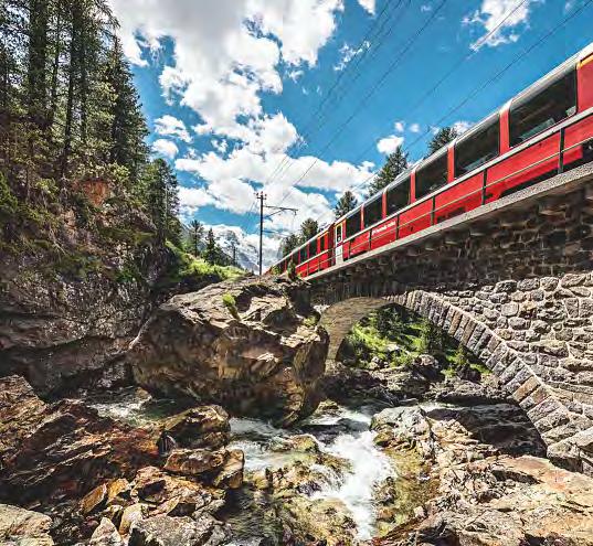 Kombinierte Panoramareisen 4 TAGE/3 NÄCHTE 610. Glacier Express und Bernina Express. Zwei Panoramastrecken ein einmaliges Erlebnis.