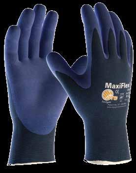 Montagehandschuhe Nitrilbeschichtung >> 9 extrem leichte nahtlos gestrickte Nylon-Handschuhe mit patentierter Nitril-Mikroschaumbeschichtung, handflächenbeschichtet.