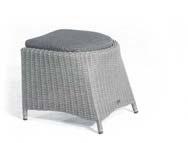 Positionssessel Para Plus Erhältlich in silber-grau Tisch Topas Aluminium