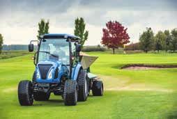 Von Golf- und Parkanlagen bis hin zu Weinbergen und Obstplantagen: New Holland hat einen passenden Traktor für jeden Bedarf und alle Anforderungen. Wählen Sie Ihre Leistung.