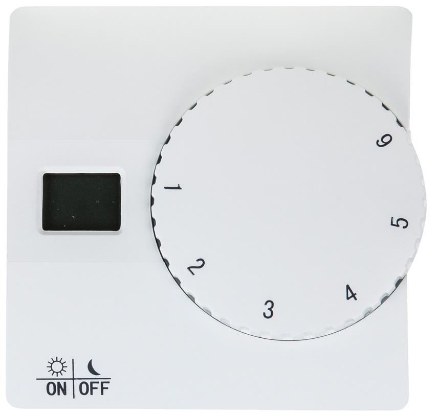 Bedienungsanleitung für das Raumthermostat REM816 Das Thermostat Typ REM816 ist ein einfach zu bedienendes Raumthermostat, das zur Steuerung verschiedener Heizungstypen mit den Empfängereinheiten