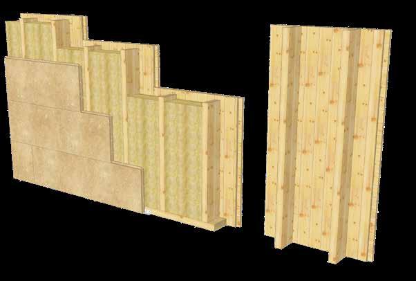 WANDSYSTEME Vorteile best wood CLT mit werkseitig aufgeleimtem Lamellen Rippenholz hohe statische Tragfähigkeit bei vergleichsweise geringem Gewicht beliebige Raumhöhen möglich hoher