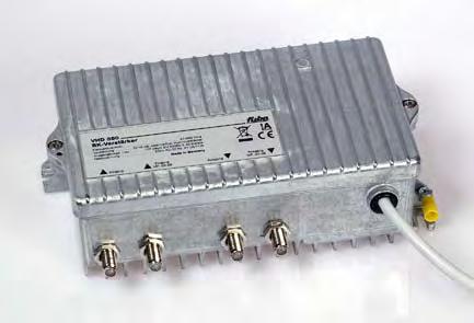BK-Verstärker VHD 300 VHD 380 Hausanschluss-Verstärker VHD-Serie Flexibel konfigurierbare Breitband-Verstärker für multimediale Kabelnetze.