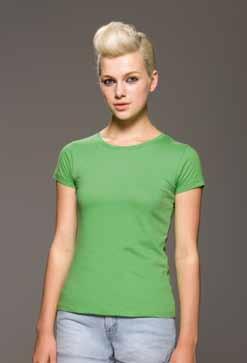 Damen T-Shirts (Kurzarm Rundhals) L159 11865 100% Baumwolle, XXL 160 g/m² Women T-Shirt Moody SF261 SK261 Ladies Short Sleeved Slinky T 100% Viskose S (32-34), M (36), L (38-40), XL (42-44) 170 g/m²
