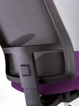 tension of the backrest can be optimally adapted to the body weight the tilt angle of the seat and backrest can be locked in 3 positions especially wide opening angle of the backrest (25 to 30 ) the