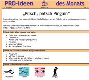 Praxistipps PRD-Ideen des Monats Die PRD-Ideen des Monats sind ein kostenloser Service von PRD. Tragen Sie sich unter www.prd-ideen-des-monats.
