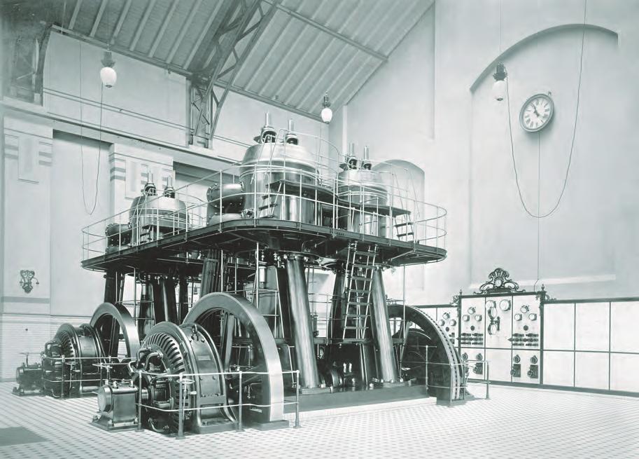 1905 Centralstation für elektrische Beleuchtung Maschinenhalle