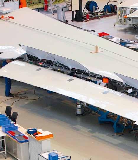 Maßhaltigkeit, die besonders im Flugzeugbau zu den Must-haves gehört. Ein Flugzeug besteht aus bis zu 10.000 Composite-Einzelteilen.