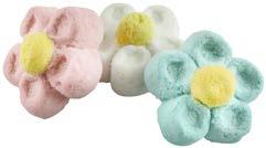 Preis pro VE: 6,55 FLOWER POWER Artikel-Nr. 07162, VE: 1 1 kg Eine bunte Marshmallow-Mischung aus kleinen, gezuckerten Blümchen.
