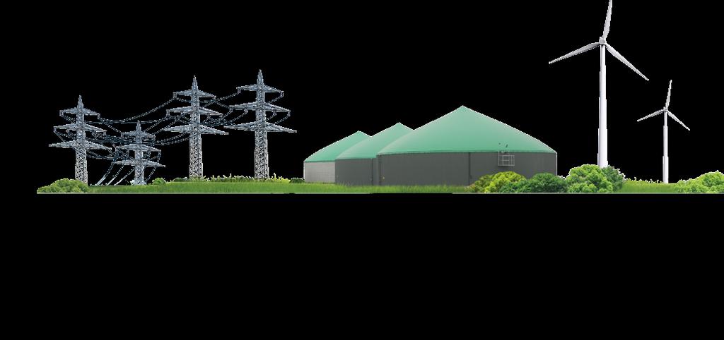 Wir betreiben Biomasse-, Biogas-, Wind- und Wasserkraftwerke sowie Photovoltaikanlagen. Ständig kommen neue Anlagen hinzu. Jüngster Zuwachs ist ein Windpark bei Kolkwitz in Brandenburg.
