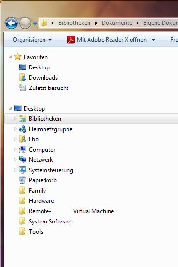 Aufbau Explorer (2) virtuell physikalisch Schnellzugriff Eigene Dateien Festplatte (eigener Computer) Andere Computer Verwaltung Gelöschte Dateien Aufbau Explorer (3) 1.