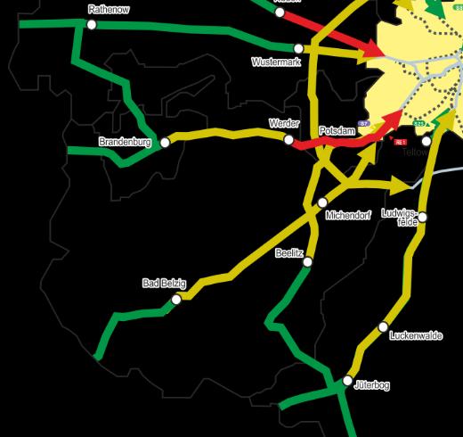 Identifizierte Handlungsfelder Südwestbrandenburg 1 Steigende Fahrgastnachfrage Berlin Potsdam Werder Brandenburg prognostiziert 1 5 2 Steigende Fahrgastnachfrage im Zulauf auf Flughafen BER