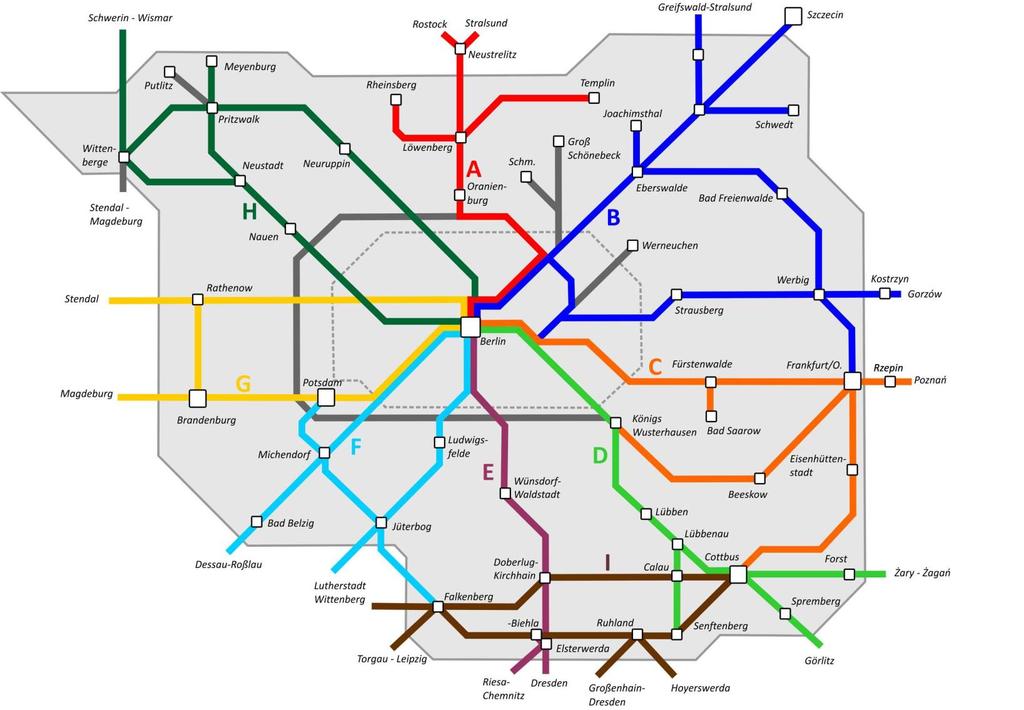 Untersuchungsbereiche Korridoruntersuchung