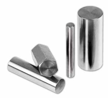 Stainless steel cold-drawn bars Gezogene rostfreie Stähle BRIGHT ROUND BARS EN 10088-3 Gezogene Rundstähle gem. EN 10088-3 weight kg/m diameter mm 1.4305 (A303) 1.4301 (A304) 1.4307 (A304L) 1.