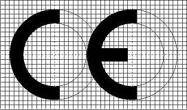 2. Identifikation der Maschine / CE Kennzeichnung Maschinenrichtlinie 2006/42/EG Bild aus 2006/42/EG CE Kennzeichnung: Die CE Kennzeichnung muss aus den Buchstaben CE wie links dargestellt bestehen;