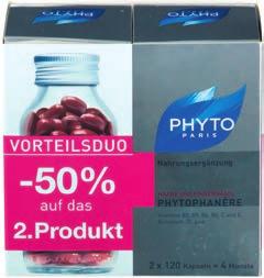 DERMO-KOSMETIK aus Ihrer Guten Tag Apotheke gratis Phyto Phytophanere Duo 2017 2 x 120 Stück 37,00 Phyto Aktion Beim Einkauf von einer