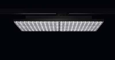 The luminaires are extremely flexible as regards the adjustability of the system wattages/luminous fluxes, their rotatability and the combination of different lens optics.