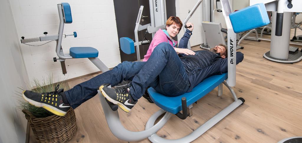 Physiotherapie Kloten Angebote Integriert ins Fitnesszentrum Halle 41 bietet Ihre Physiotherapie die perfekten Bedingungen für eine zielgerichtete und effiziente Behandlung.
