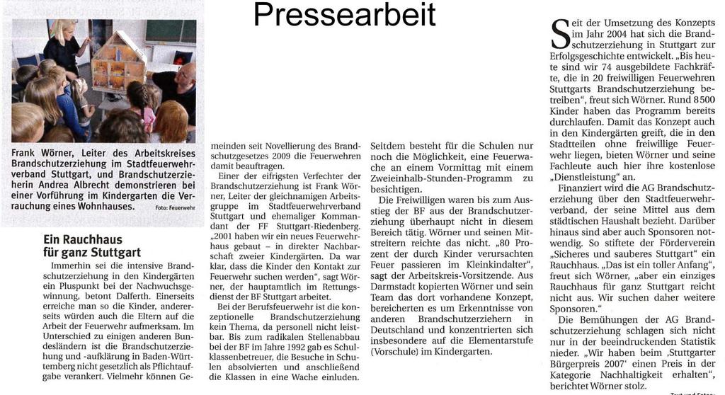 Pressearbeit