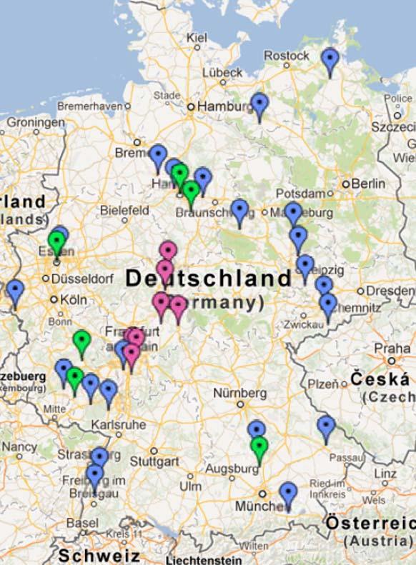 Datenerhebung in Deutschland II Drei Erhebungswellen in 36 KV-Bezirken 238 Hausärzte und 2260 Patienten Niedriger