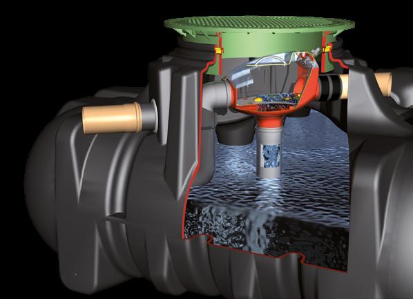 GRAF Tanksysteme Regenwasser-Flachtank Platin Tanksysteme Flach! Stabil! Preiswert!