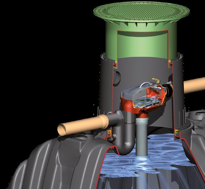 QUALITÄT teleskopierbar 60 drehbar 5 neigbar Ein Tank, der für Sie den Kopf verdreht l Drehbarer Tankdom zur problemlosen Ausrichtung zu den Anschlussleitungen l Einfache Anpassung an