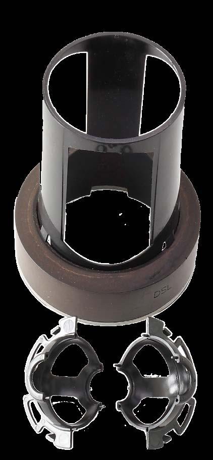 3 Empfohlene Behälteröffnungsgrößen Die VISY-Stick Flex Sonde hat ein Gewicht und einen Magneten am Sondenfuß, um für Stabilität zu sorgen.