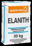 leichtputze MLP Elanith Mineralischer Leichtputz Hochergiebiger Kalk-Zement-Leichtputz mit