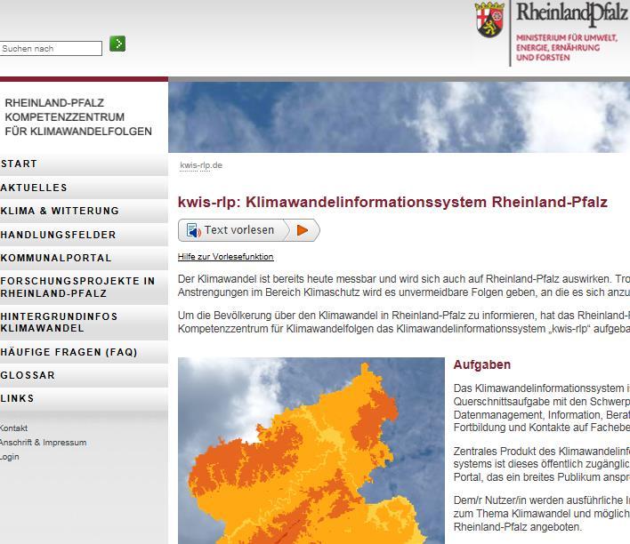 Informationen www.kwis-rlp.de www.klimawandel-rlp.
