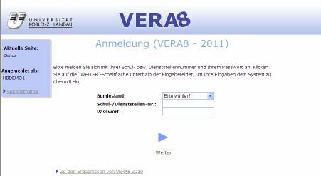 lis.bremen.de/info/vera8 Auf der IQB-Seite: Grundsätzliche Info zu VERA, der Aufgabenentwicklung, http://www.iqb.hu-berlin.