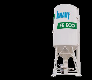 KNAUF FE ECO Der ideale Estrich für den energiesparenden Wohnungs- und Fertighausbau Knauf FE Eco wurde speziell