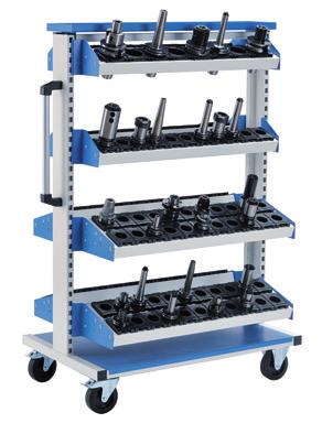 CNC-Lager- und Transport-Systeme CNC-Transportwagen Schubladen mit Vollauszug (VA) 100 % Schubladen mit 50 mm