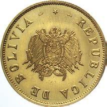 Republik, seit 1825. 5 Bolivianos o.j.