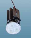 LED-Leuchten für Stromeingang 12 bis 24 Volt Gleichstrom Gehäusefarbe weiß chrom mattchrom