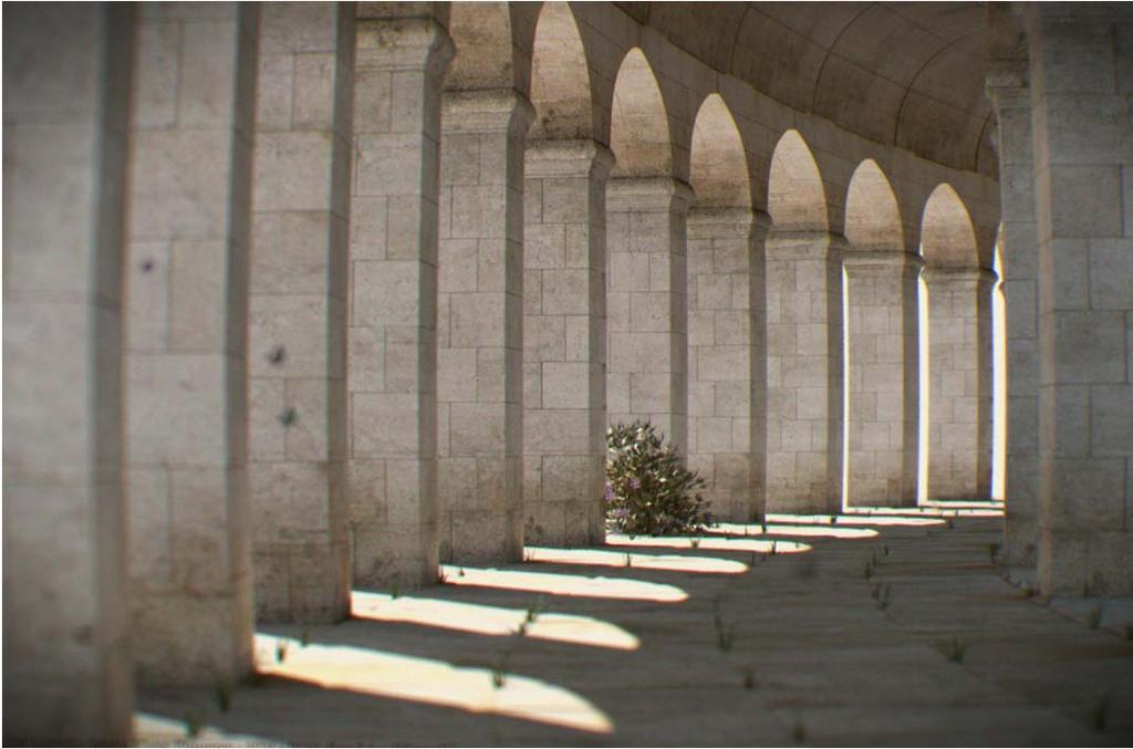 Tiefenschärfe "Columns" by Jaime Vives Piqueres Bewegungsunschärfe Eine Kamera sammelt Licht über einen endlichen Zeitraum hinweg (Belichtungszeit). Dies führt zu Bewegungsunschärfe.