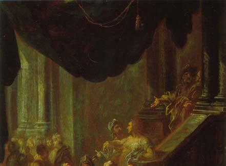 A 16 Susanna vor den Richtern 1762 Öl auf Kupfer, H. 42,5 x B. 30,0 cm Bez.: Christ : Wünkh Pinxit, 1762 sowie Christ.