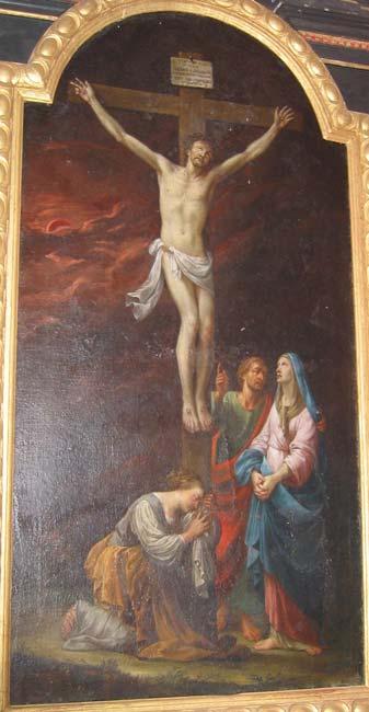 A 52 Kreuzigung Christi 1789 Öl auf Leinwand, Maße unbekannt Bez.