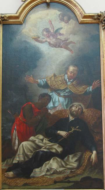 A 145 Tod des Hl. Franz Xaver 1781/1782 Öl auf Leinwand, H. 165,0 x B. 89,0 cm Freising, Diözesanmuseum, Inv.-Nr.