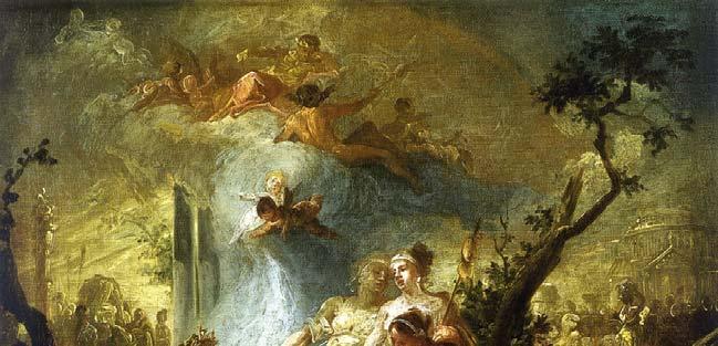 A 221 Allegorie des Sommers (Huldigung an Ceres) 1773 Öl auf Leinwand, H. 65,0 x B. 68,0 cm Privatbesitz (ehem.