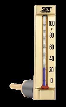 Thermometer mit Kondensationssperre Bei Verwendung von Maschinenthermometern in Kälteanwendungen kommt es, durch die gute Wärmeleitfähigkeit von Tauchrohr und Aluminiumgehäuse, zum starken Abkühlen