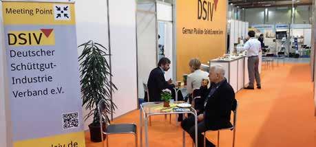 DSIV: Umtriebiger Schüttgut-Verband Im Rahmen der Powtech 2014 in Nürnberg fand ein informelles Mitgliedertreffen des Deutschen Schüttgut-Industrie Verbands e.v. (DSIV) statt.